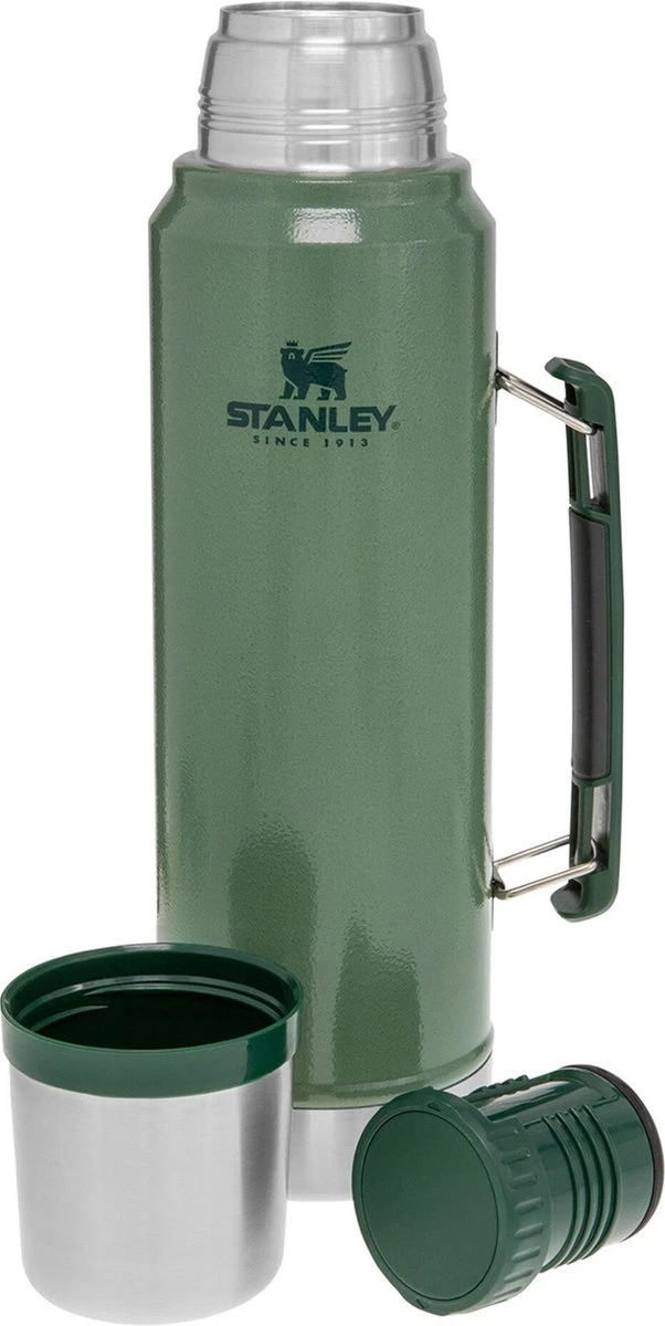 Stanley The Legendary Classic Bottle 1,00L - Thermosfles - Hammertone Green 10 Stanley The Legendary Classic Bottle 1,00L - Thermosfles - Hammertone Green - Afbeelding 8