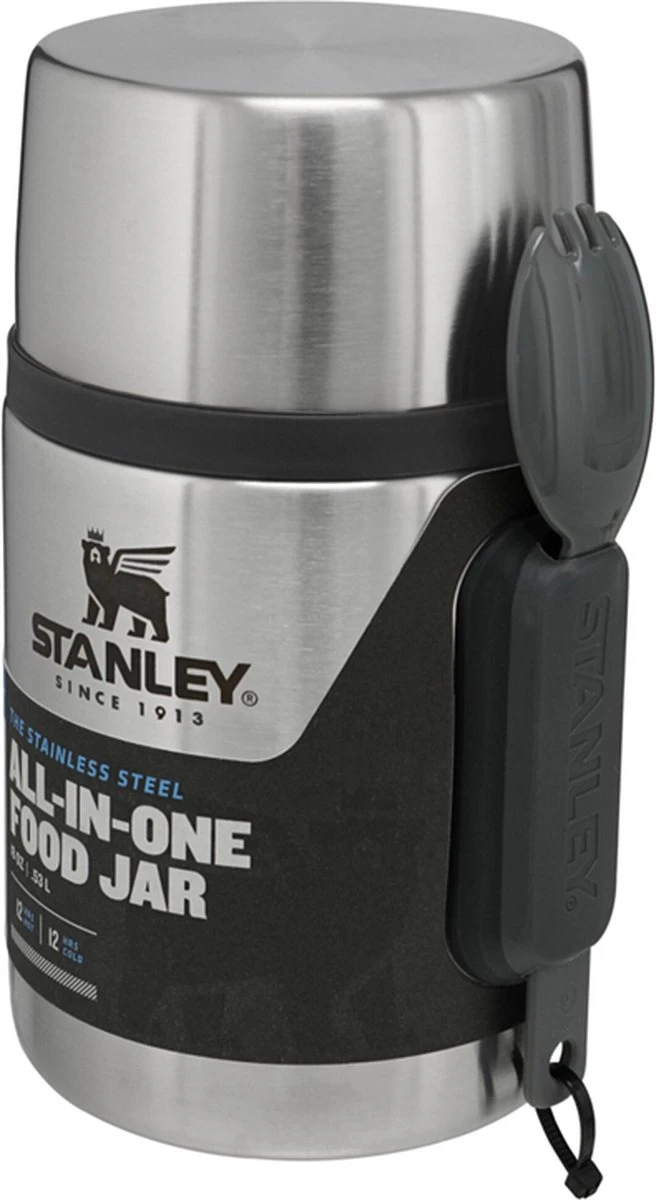 Stanley The Stainless Steel All-in-One Food Jar 0,53L - Thermosfles - Stainless Steel 14 Stanley The Stainless Steel All-in-One Food Jar 0,53L - Thermosfles - Stainless Steel - Afbeelding 12