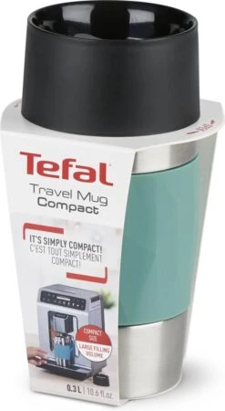 Tefal Compact Travel Mug Compact Thermosfles - 0,3 L - Groen -Premium Waterflessenwinkel 658x1200