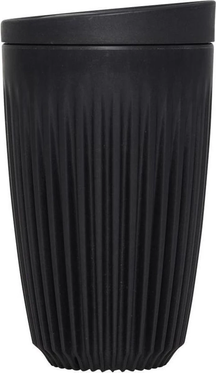 HuskeeCup & Deksel - Koffiebeker - Large - 12oz/36cl - Charcoal 3 HuskeeCup & Deksel - Koffiebeker - Large - 12oz/36cl - Charcoal