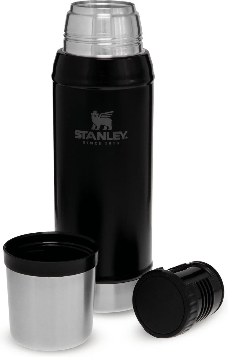Stanley The Legendary Classic Bottle 0,75L - Thermosfles - Matte Black 7 Stanley The Legendary Classic Bottle 0,75L - Thermosfles - Matte Black - Afbeelding 5