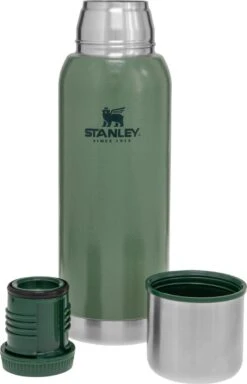 Stanley The Stainless Steel Vacuum Bottle 1,0L - Thermosfles - Hammertone Green -Premium Waterflessenwinkel 772x1200 3