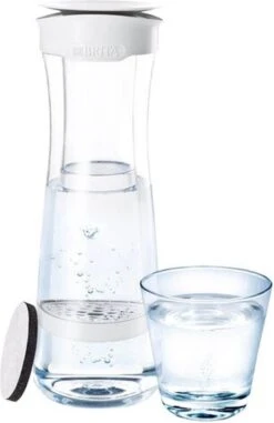 BRITA - Fill&Serve Waterfilterkaraf - 1,3L - Wit Grafiet - Inclusief 1 MicroDisc Waterfilter -Premium Waterflessenwinkel 777x1200