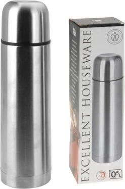 Merkloos Excellent Houseware Bullet Isolatiekan - 0,5 L - RVS 16 Merkloos Excellent Houseware Bullet Isolatiekan - 0,5 L - RVS -Premium Waterflessenwinkel 792x1200 1