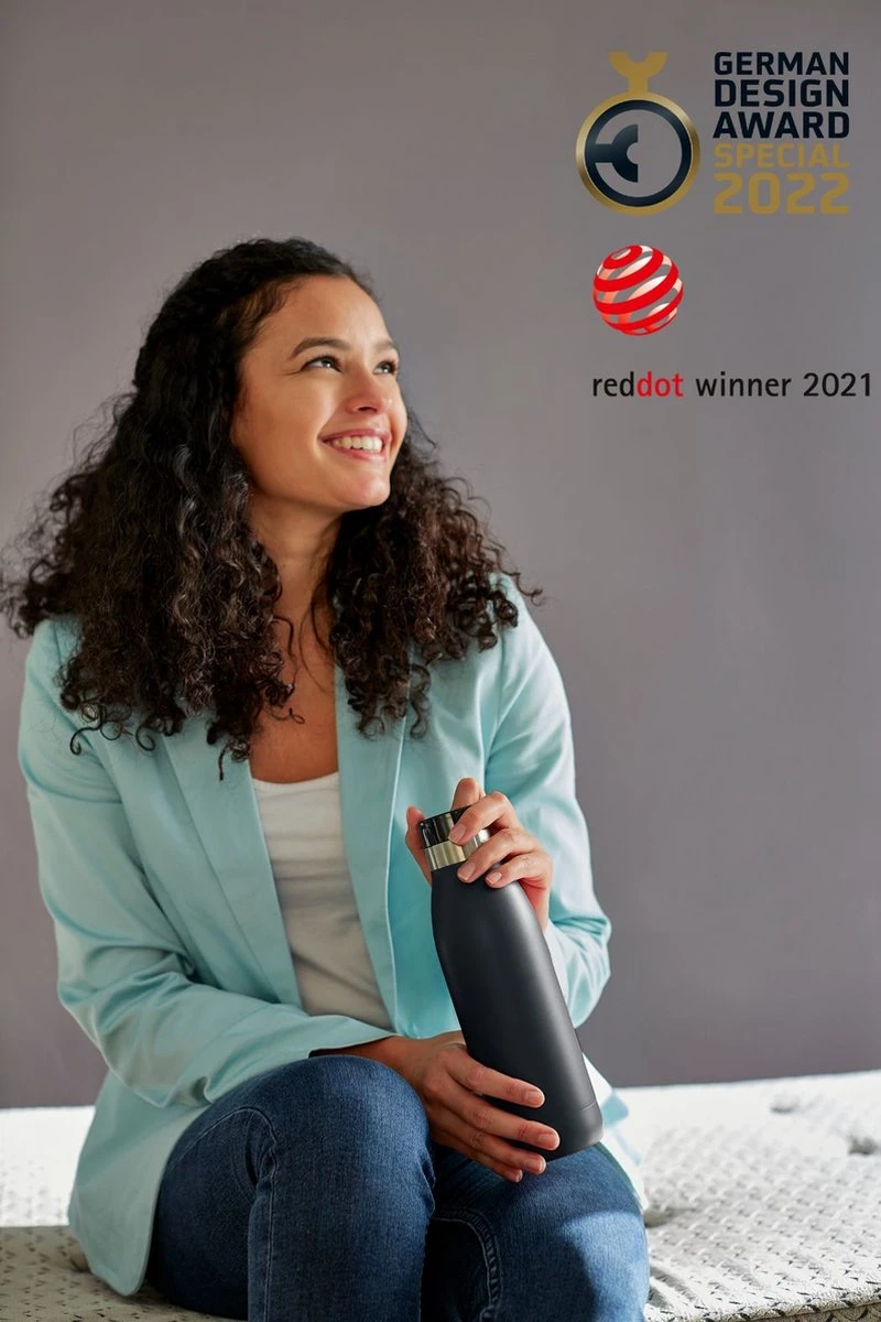 Tefal Bludrop Basic Thermosfles - Zwart 8 Tefal Bludrop Basic Thermosfles - Zwart - Afbeelding 6