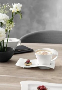 Villeroy & Boch New Wave Cappuccinoset - 8 Delig - Wit -Premium Waterflessenwinkel 830x1200
