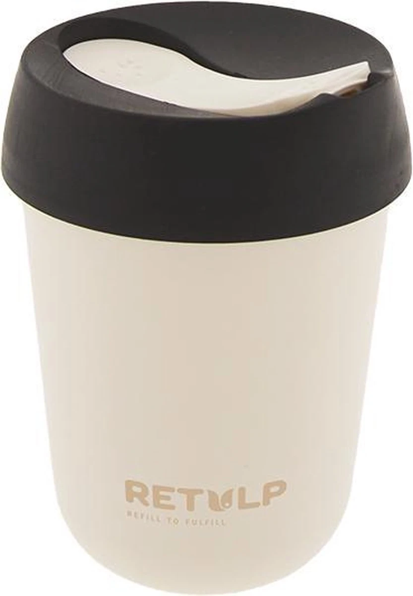 Retulp - Travel Mug - 275 Ml - Koffiebeker To Go - Mok - Night Black 9 Retulp - Travel Mug - 275 Ml - Koffiebeker To Go - Mok - Night Black - Afbeelding 7