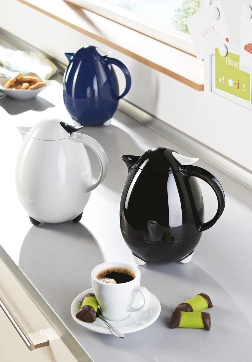 Leifheit Columbus Isoleerkan - 1 Liter - Rood 4 Leifheit Columbus Isoleerkan - 1 Liter - Rood - Afbeelding 2