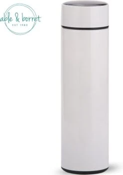 Thermoskan - Thermosfles 500 Ml - Temperatuur Display - 500 Ml - RVS - Wit - Able & Borret 9 Thermoskan - Thermosfles 500 Ml - Temperatuur Display - 500 Ml - RVS - Wit - Able & Borret -Premium Waterflessenwinkel 841x1200