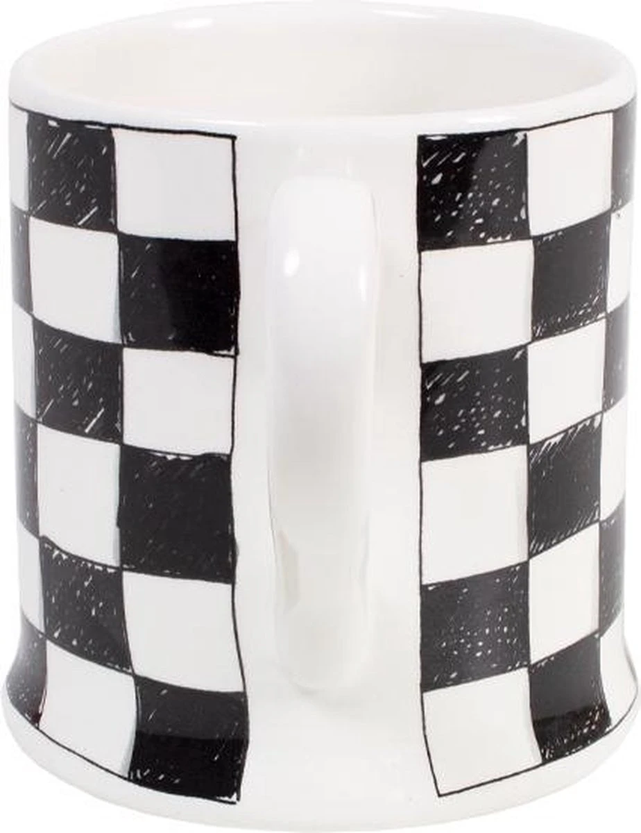 BLOND AMSTERDAM X NOIR: MUG CHECKERED 6 BLOND AMSTERDAM X NOIR: MUG CHECKERED - Afbeelding 4