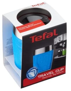 Tefal TRAVEL CUP K30833 Isoleerbeker - Inhoud 0.2L RVS / Blauw -Premium Waterflessenwinkel 934x1200 2