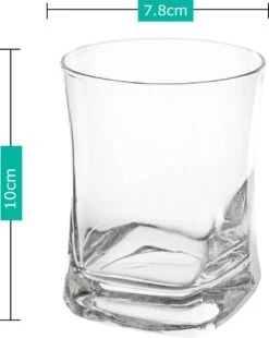 Luxe Drinkglazen - Waterglazen - Waterglas - Limonadeglazen - Sapglazen - 280 ML - Set Van 6 -Premium Waterflessenwinkel 957x1200 1