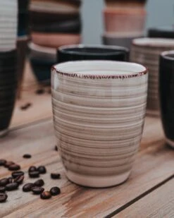 Koffiekopjes - Industrieel Grijs - Koffiebeker - Unieke Kleuren - Set Van 12 Kopjes (ook Los Verkrijgbaar) - 160ML En 340ML - Porselein - Hip En Trendy -Premium Waterflessenwinkel 960x1200 7