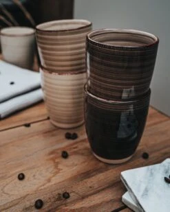 Koffiekopjes - Industrieel Grijs - Koffiebeker - Unieke Kleuren - Set Van 12 Kopjes (ook Los Verkrijgbaar) - 160ML En 340ML - Porselein - Hip En Trendy -Premium Waterflessenwinkel 960x1200 8