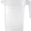 Forte Plastics - Schenkkan Met Deksel - Kunststof - Wit - 1 Liter 2 Forte Plastics - Schenkkan Met Deksel - Kunststof - Wit - 1 Liter -Premium Waterflessenwinkel 971x1200