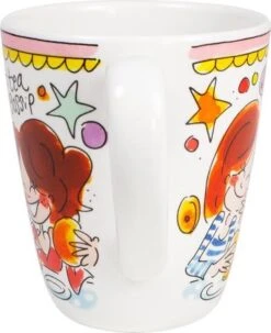 Blond Amsterdam Even Bijkletsen Mok 350 Ml - Roze Rand 10 Blond Amsterdam Even Bijkletsen Mok 350 Ml - Roze Rand -Premium Waterflessenwinkel 979x1200