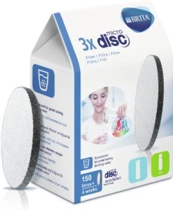 BRITA - Waterfilterpatroon MicroDisc 3-Pack -Premium Waterflessenwinkel 988x1200